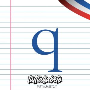 lettera q in francese